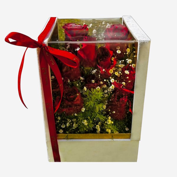 Crystal Romance Rose Box