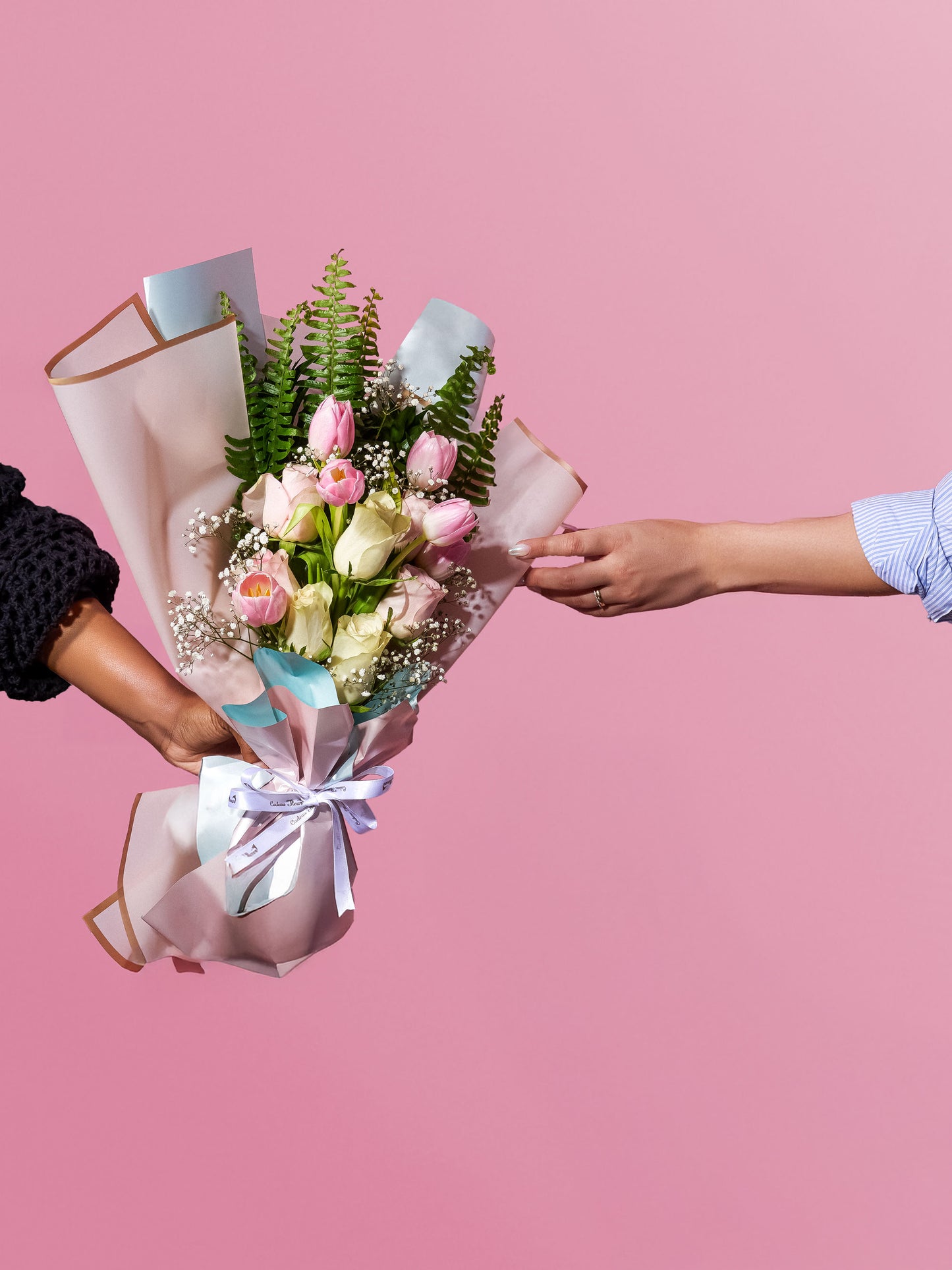 Pastel Bloom Elegant Bouquet