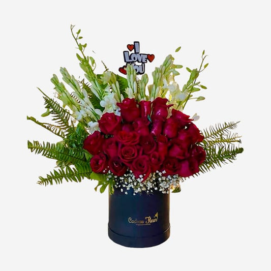 I Love You - Romantic Roses Box