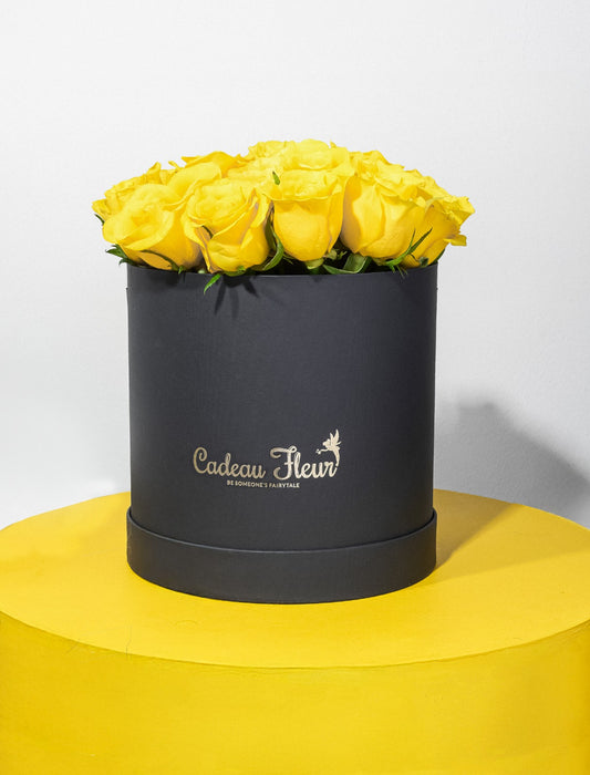 Golden Sunshine Roses Box