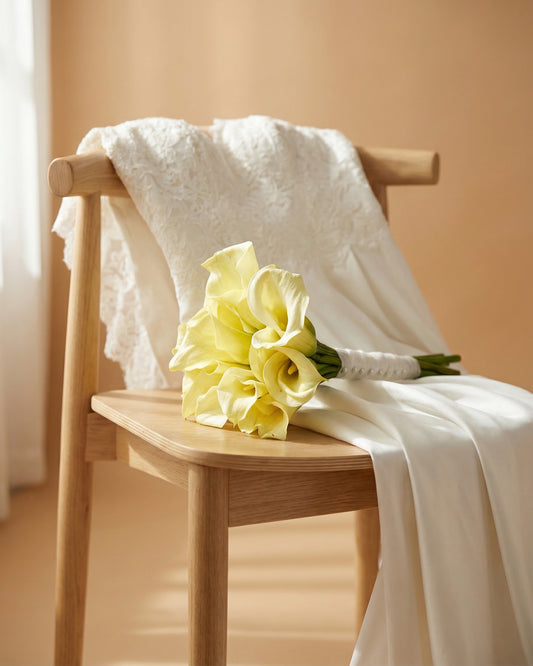 Ivory whisper Calla Bouquet