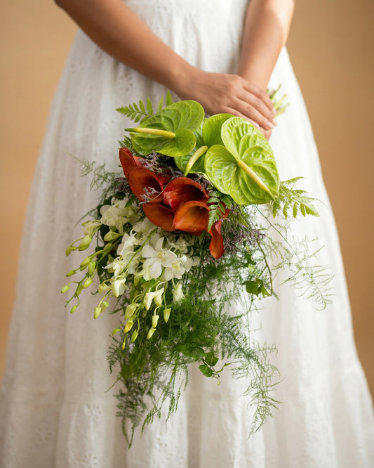 Fleur d'emeraude bridal bouquet
