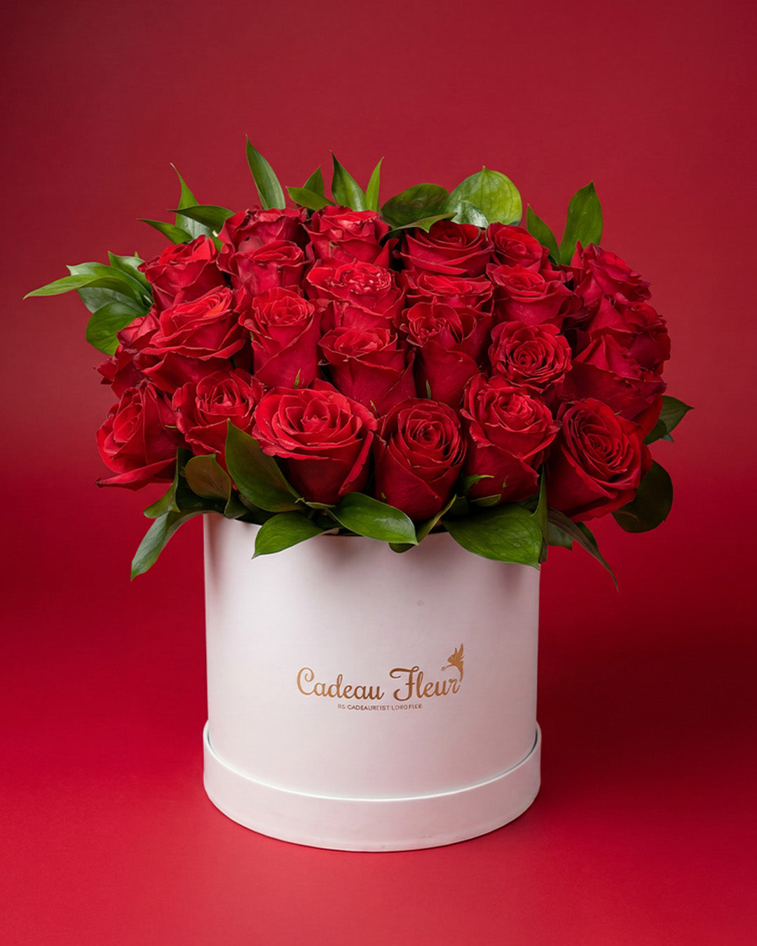 Pure Elegance Red Roses Box